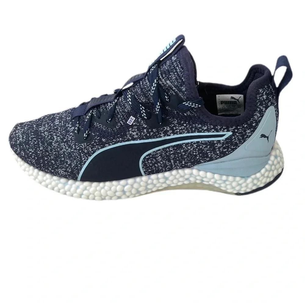 Puma HYBRID Fuego Knit Women's Running Shoes. Size 7 color blue. New in box.